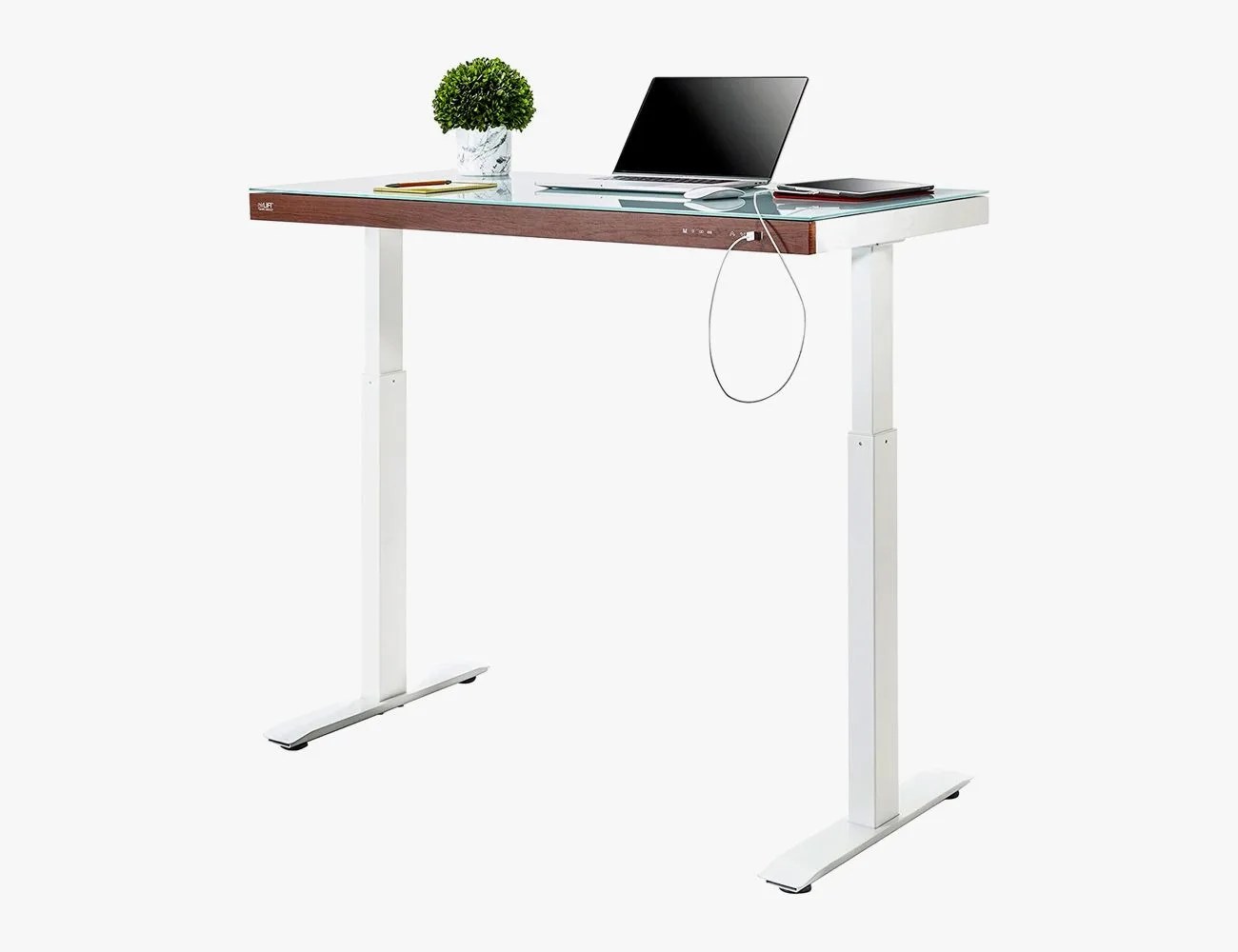 Seville Classics Airlift Electric Height Adjustable Desk