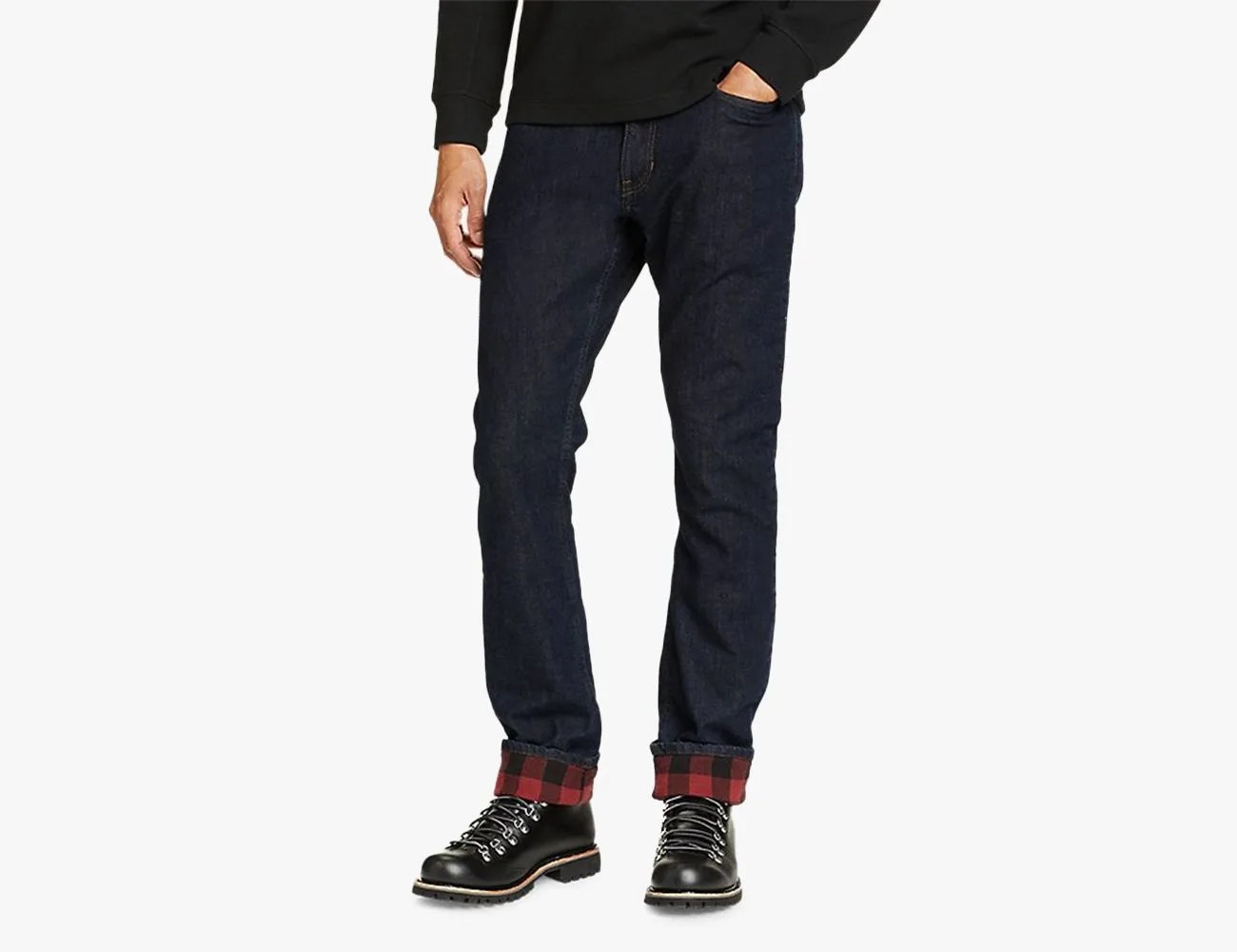 a man wearing jeans