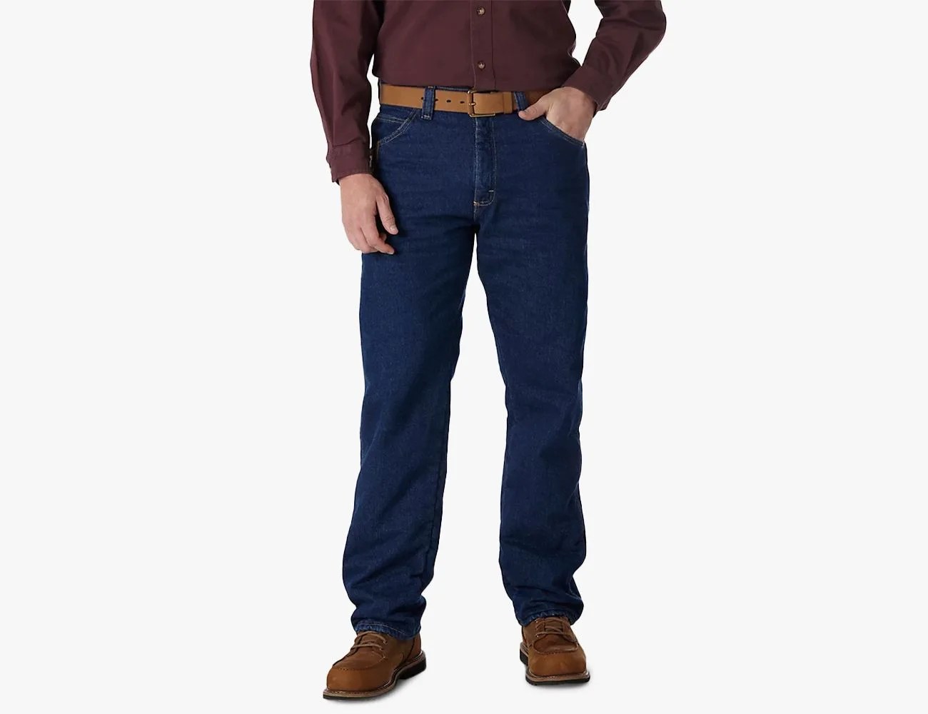a man wearing jeans