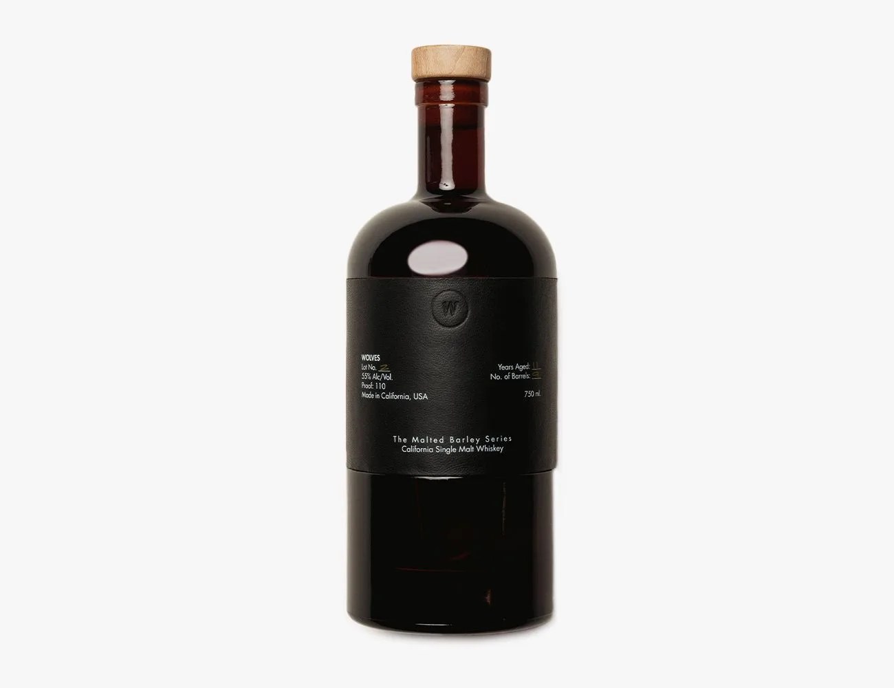 wolves whiskey bottle