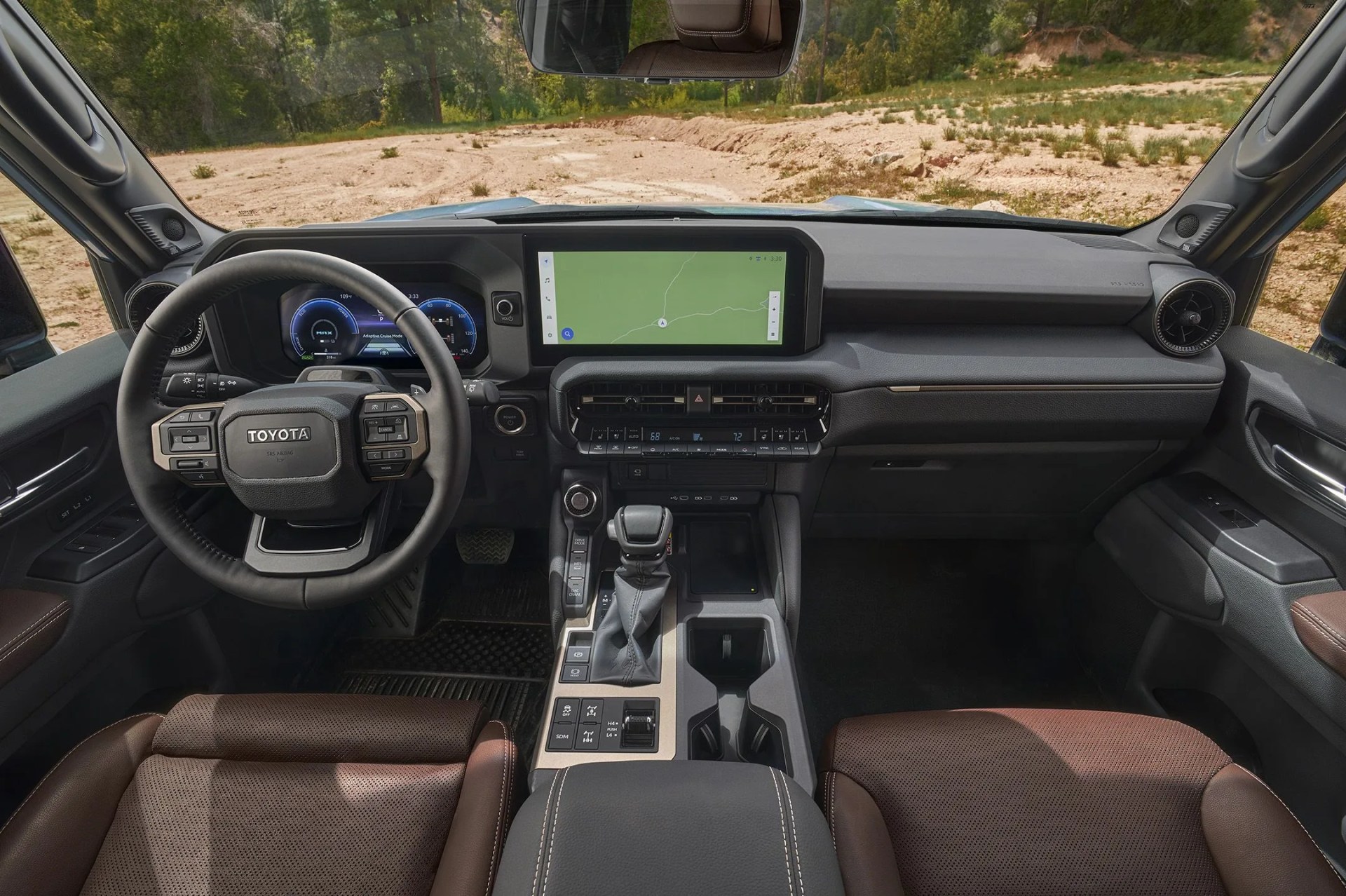 toyota land cruiser interior