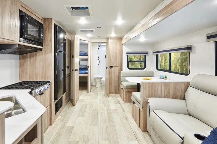 winnebago camping trailer interior