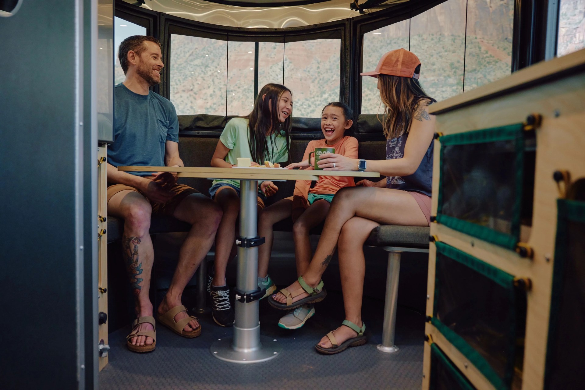airstream rei co op basecamp trailer interior