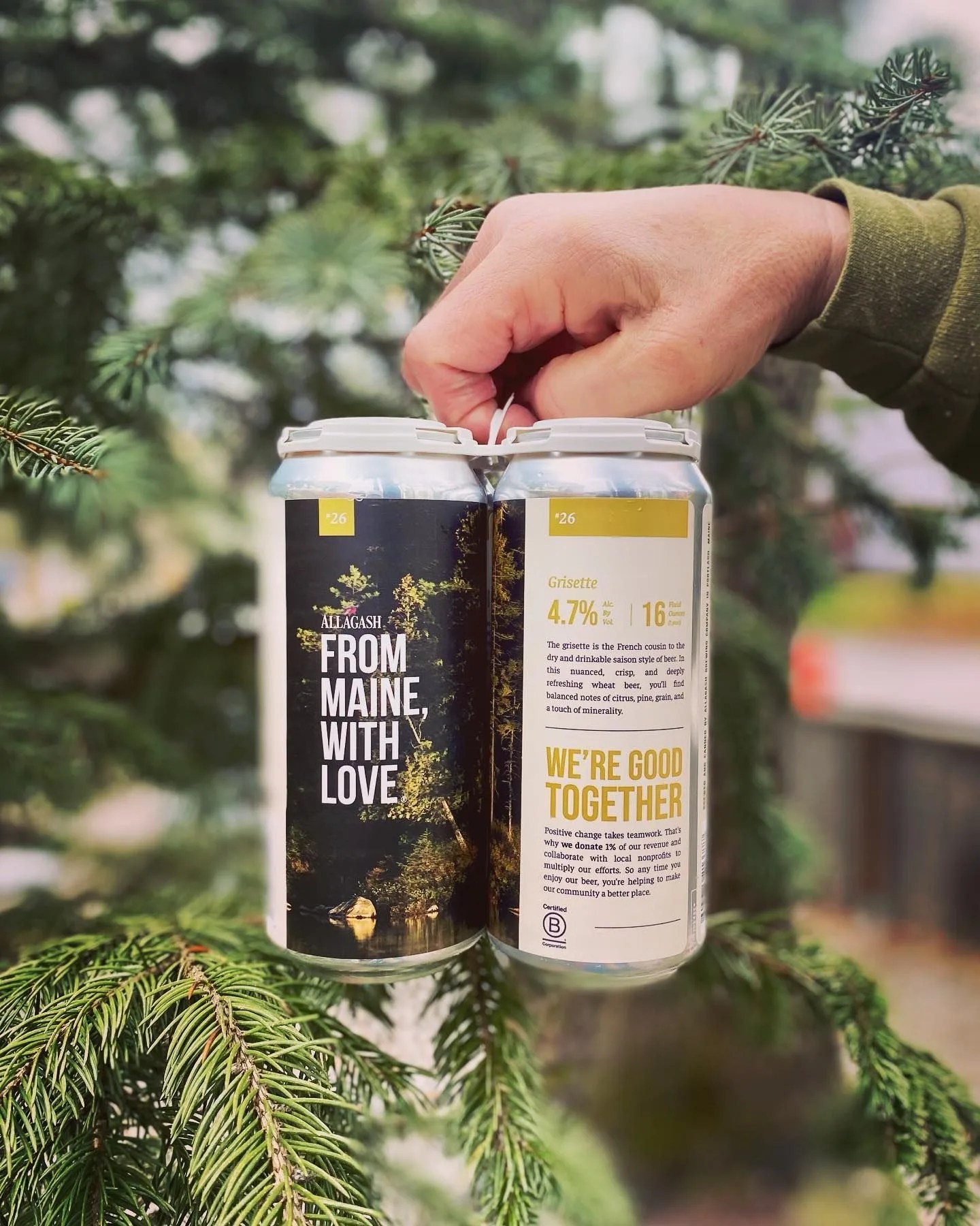 cans of allagash beer