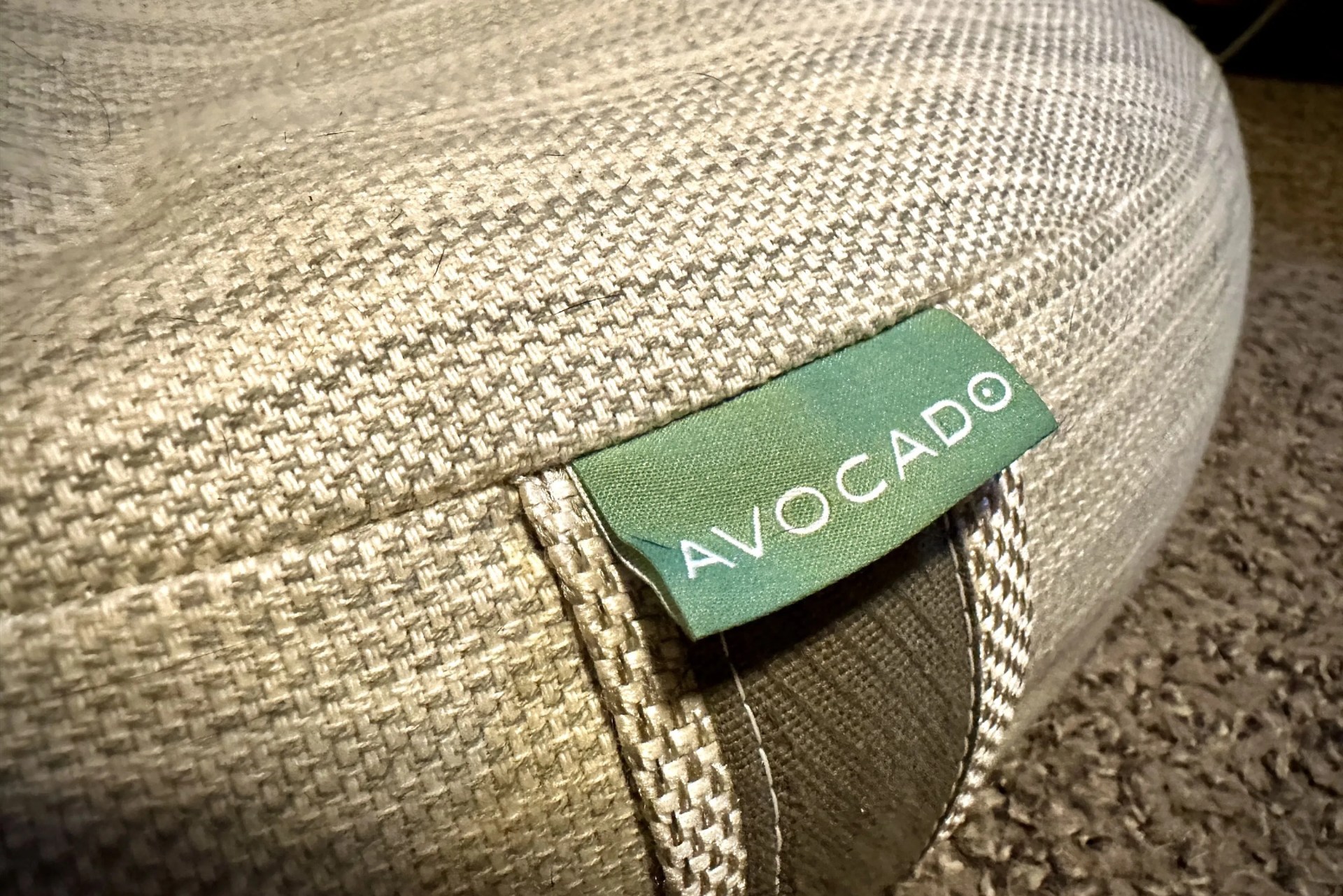 avocado organic meditation pillow