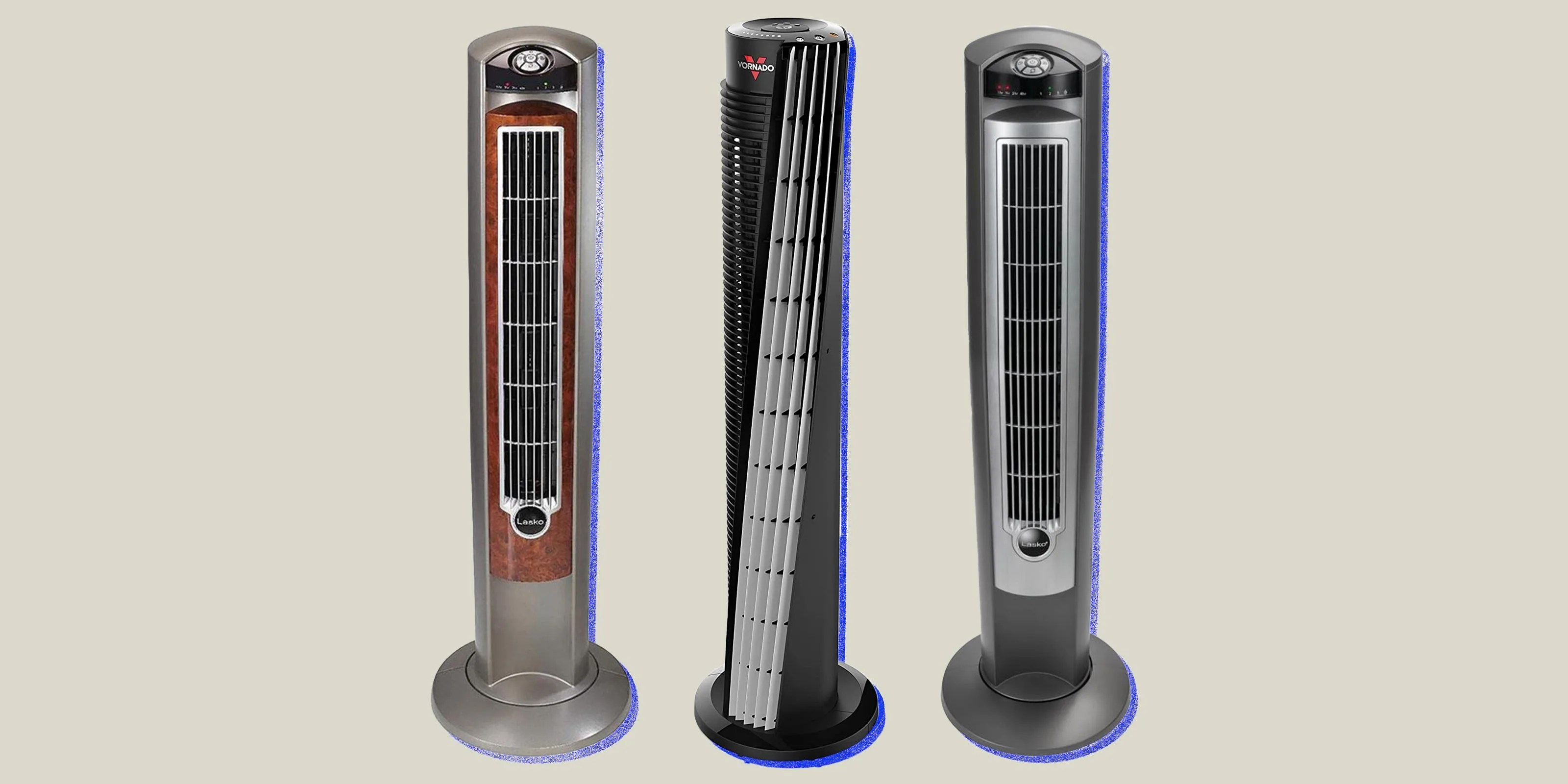 three tower fans