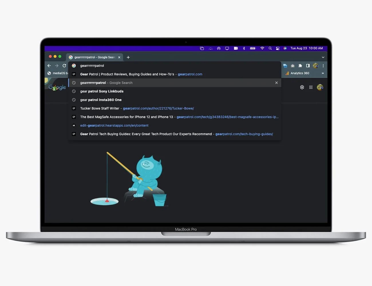 chrome settings on a macbook