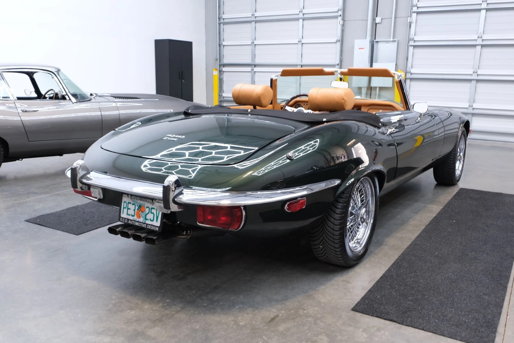ecd jaguar from rear third quarter angle