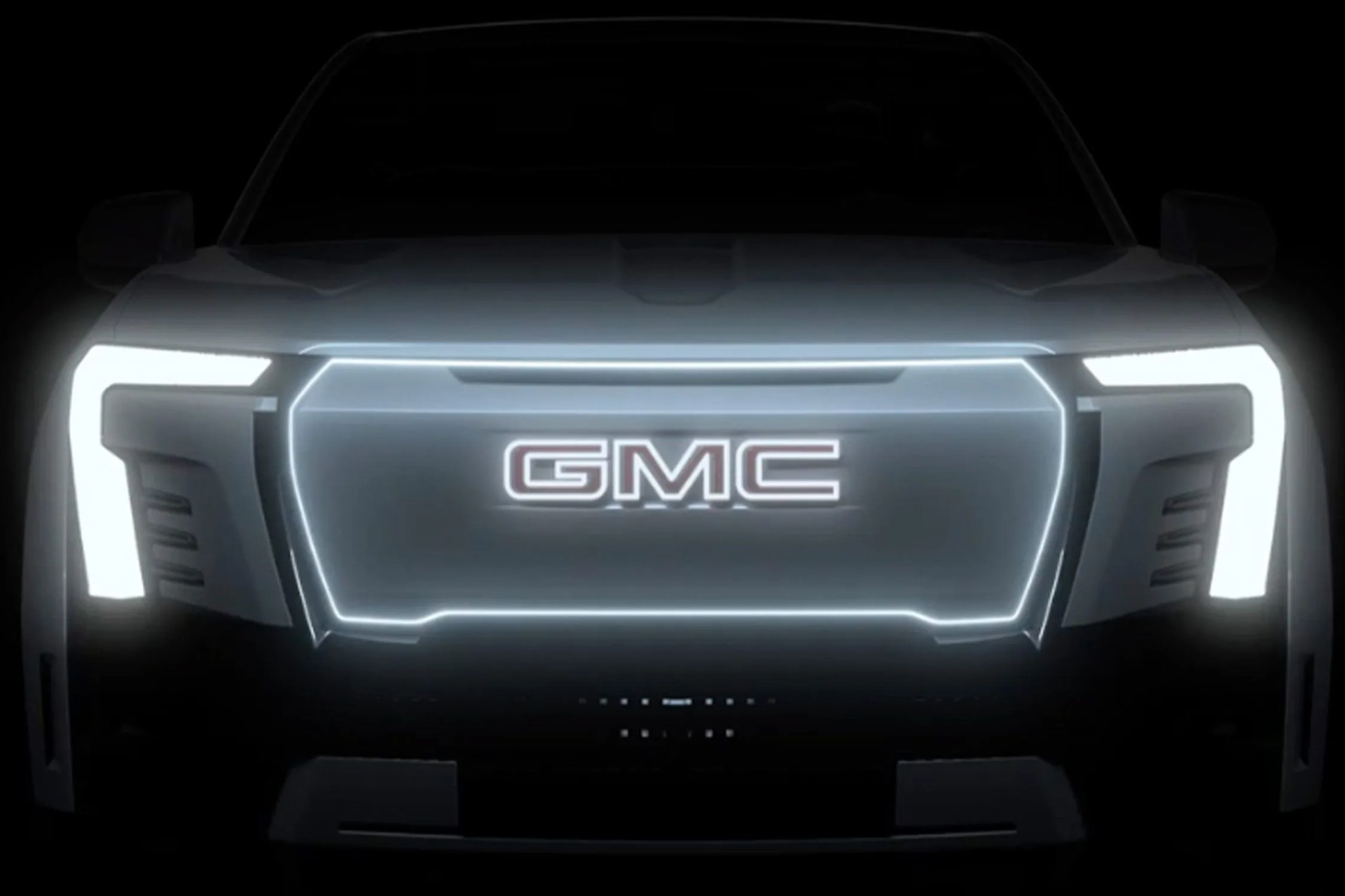 gmc sierra denali ev front end