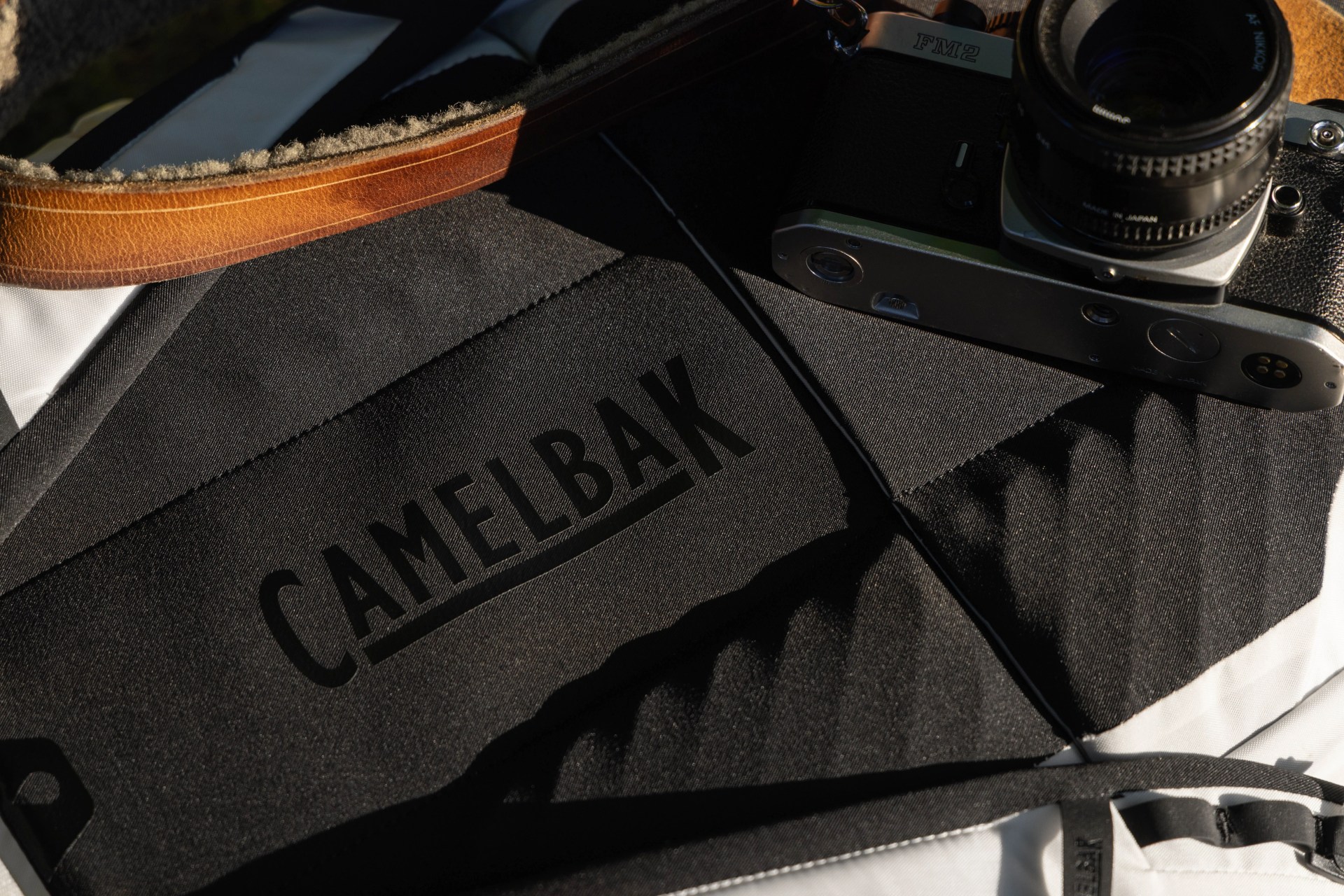 camelbak backpack back panel with camera