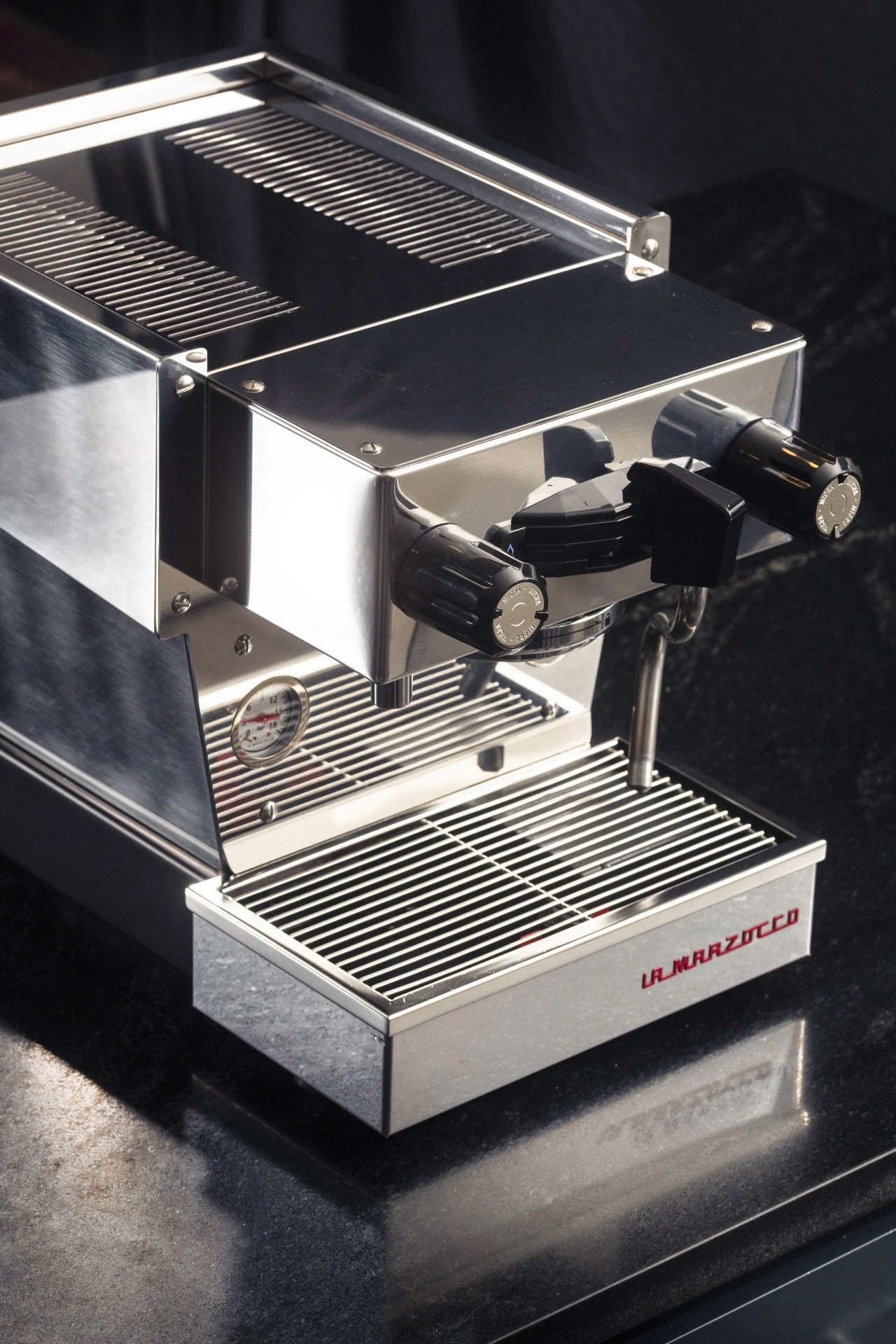 an espresso machine on a table