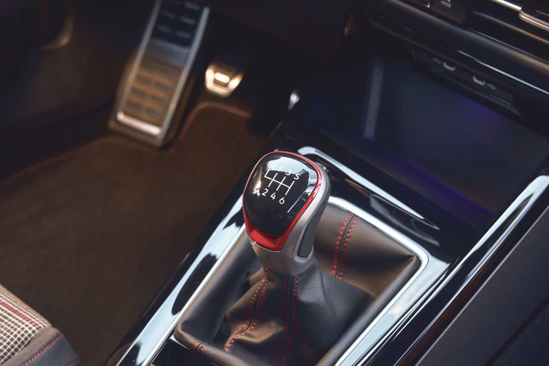 volkswagen golf gti interior and shift knob