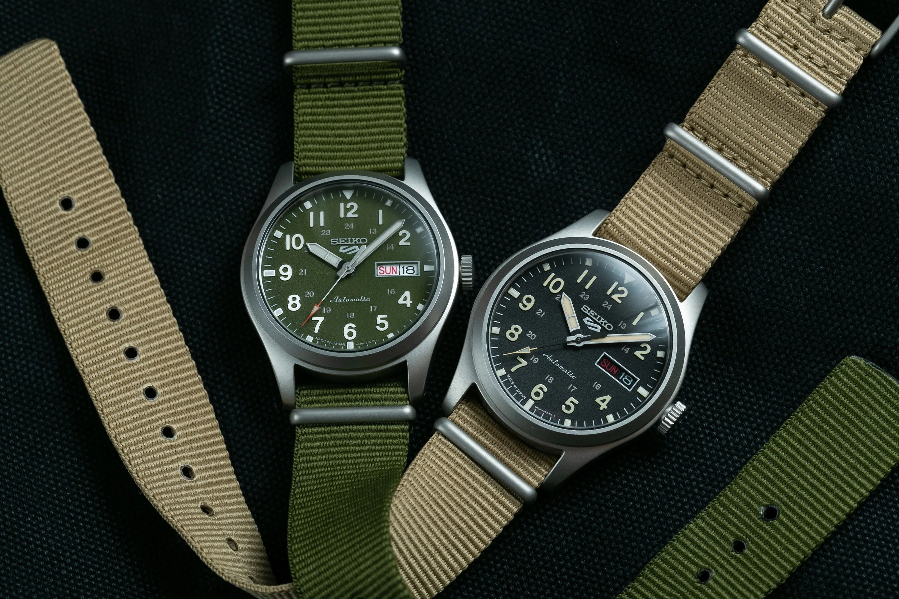 seiko 5 sports field watches