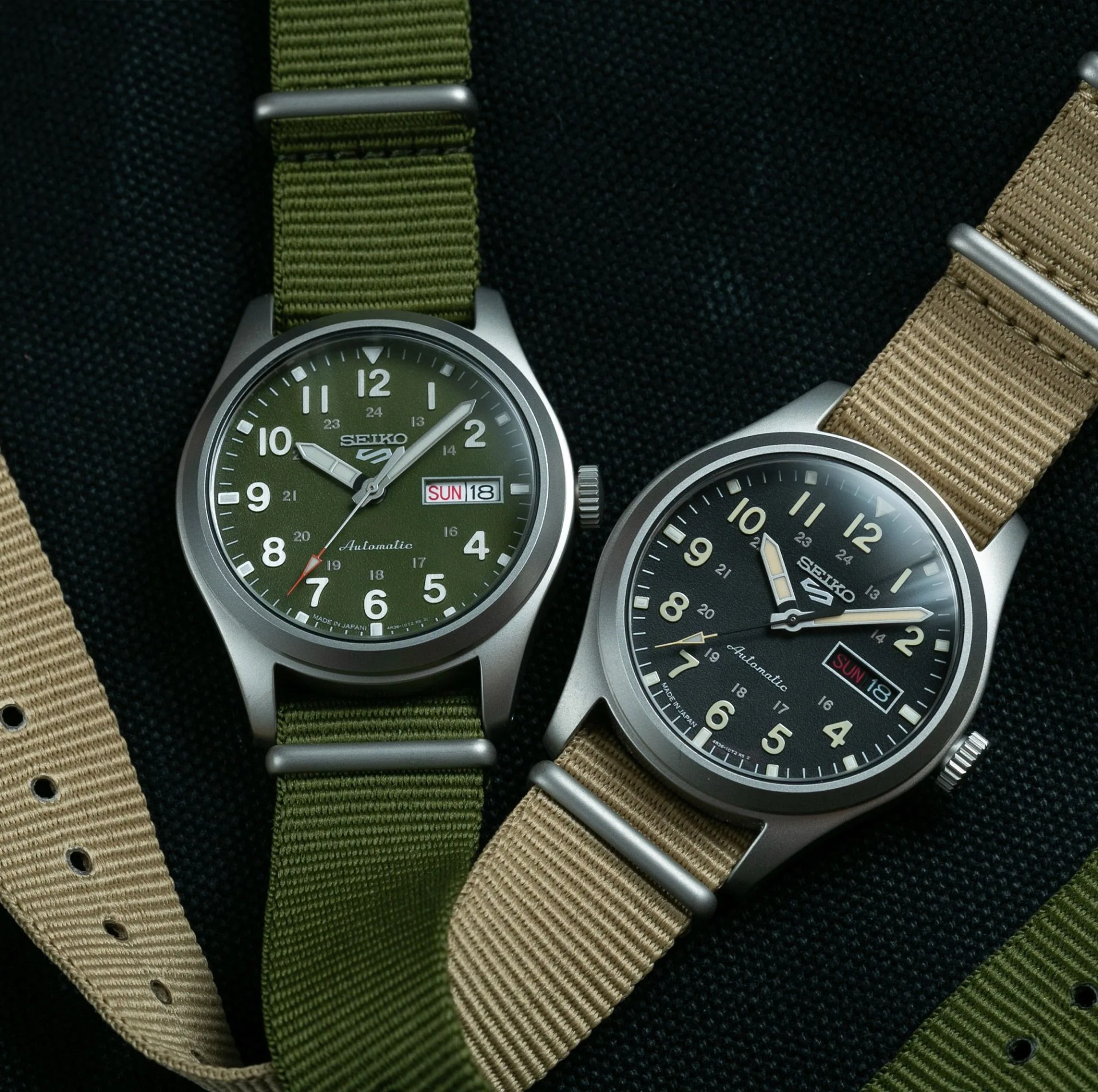 seiko 5 sports field watches
