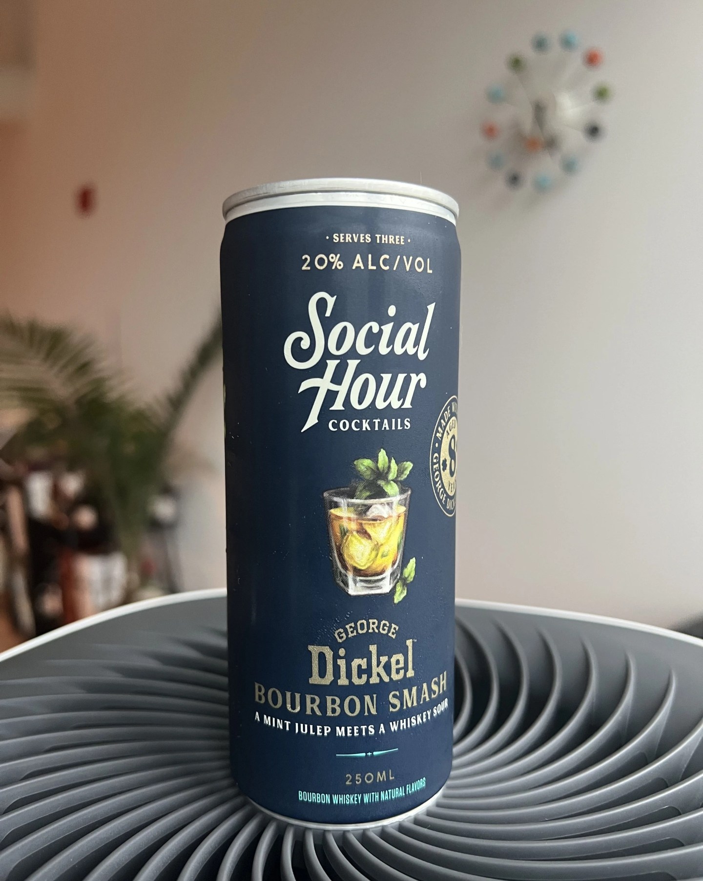 a social hour bourbon smash canned cocktail