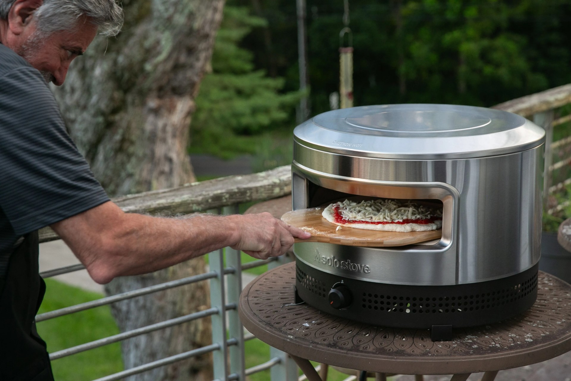 testing the solo pi prime pizza oven
