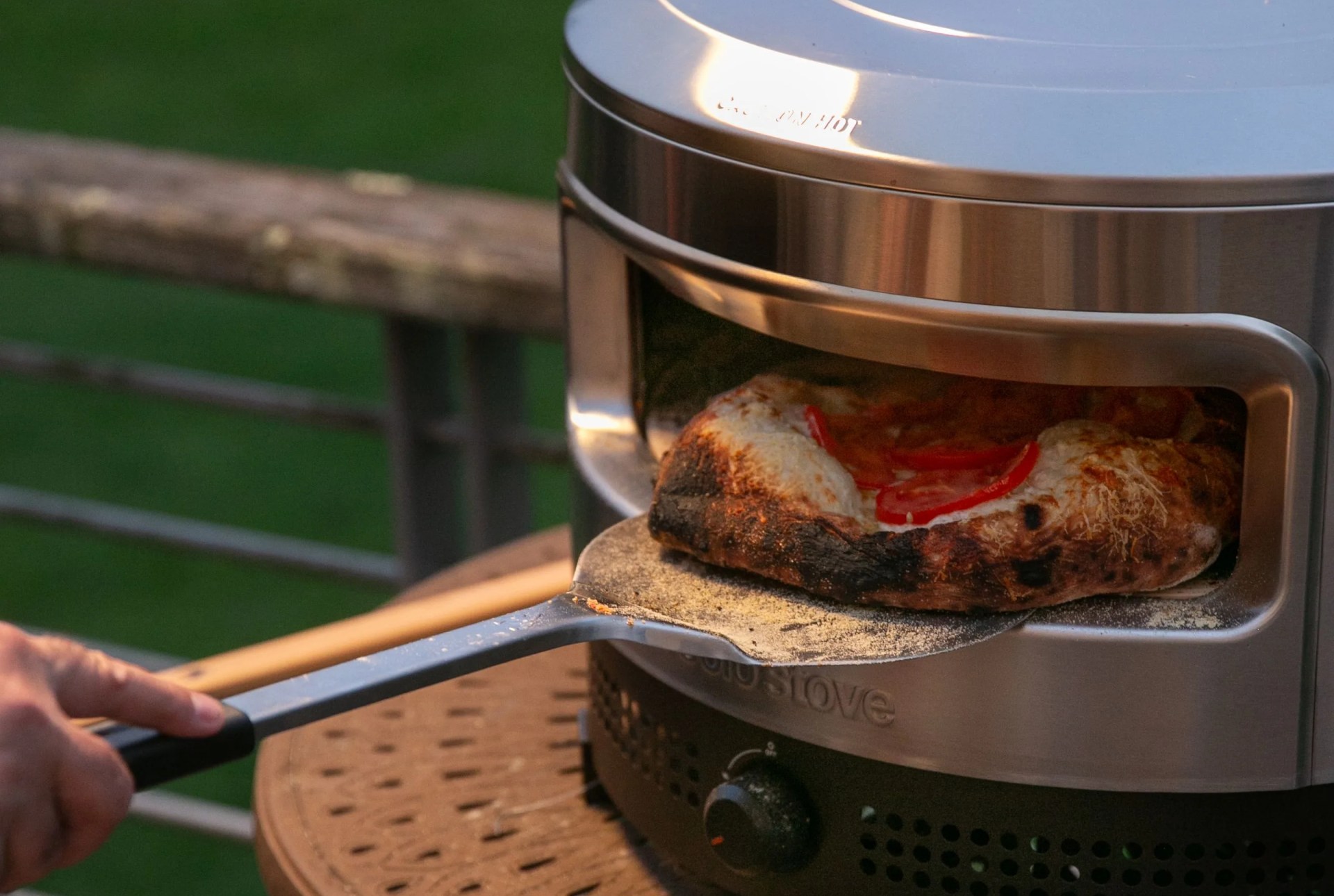 testing the solo pi prime pizza oven