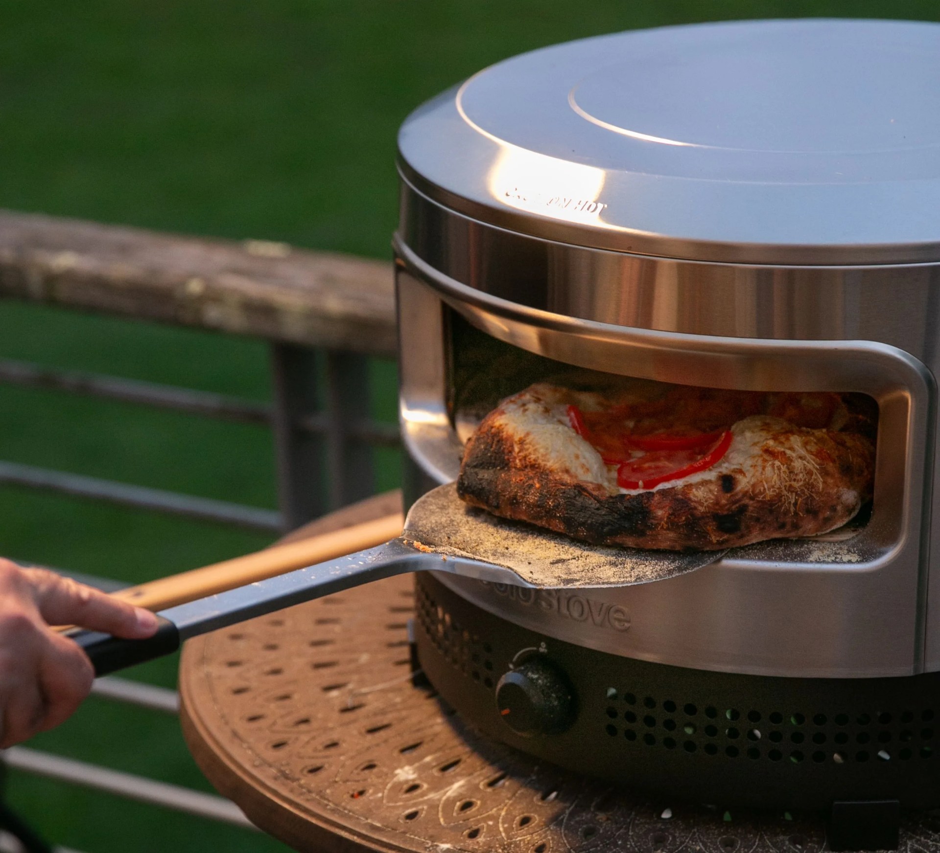 testing the solo pi prime pizza oven