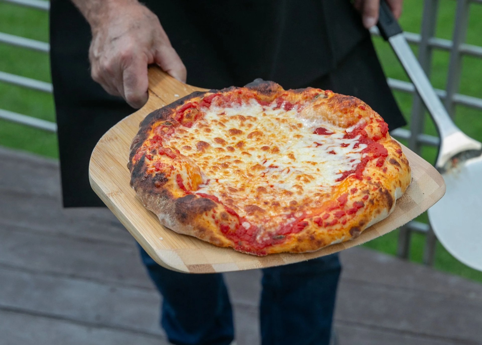 testing the solo pi prime pizza oven