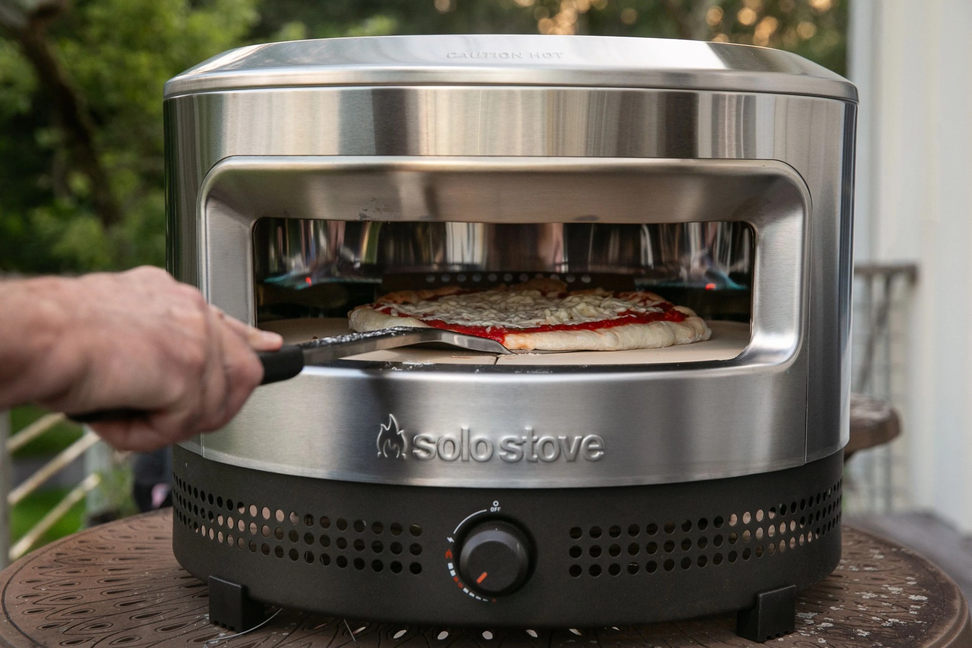 testing the solo pi prime pizza oven