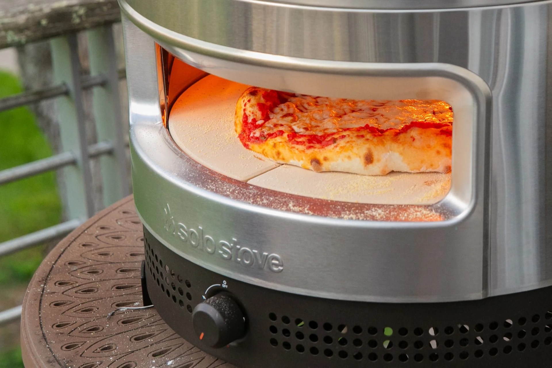 testing the solo pi prime pizza oven