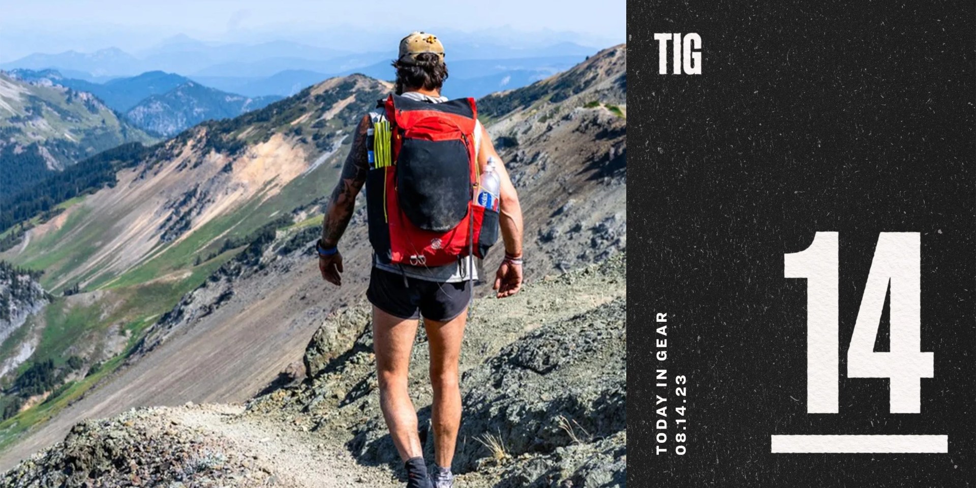 today in gear august 14 2023 man wearing six moon designs minimalist v2 ultralight backpack