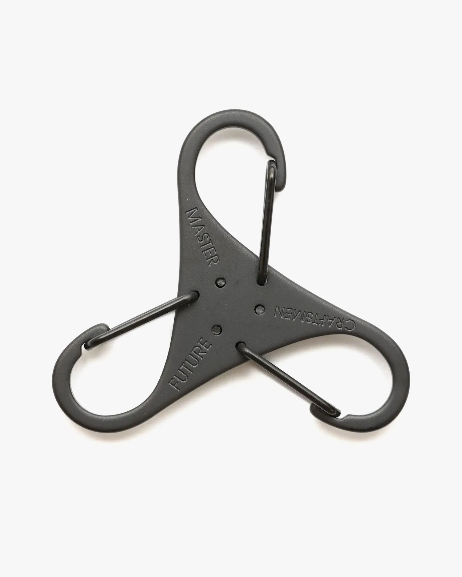 cimoro 3 point carabiner in matte black