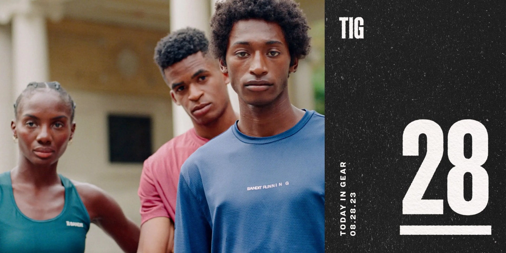 today in gear august 28 2023 a group of three people wearing bandit running fall 2023 gear