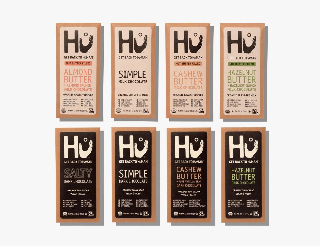 hu kitchen milk dark chocolate variety pack