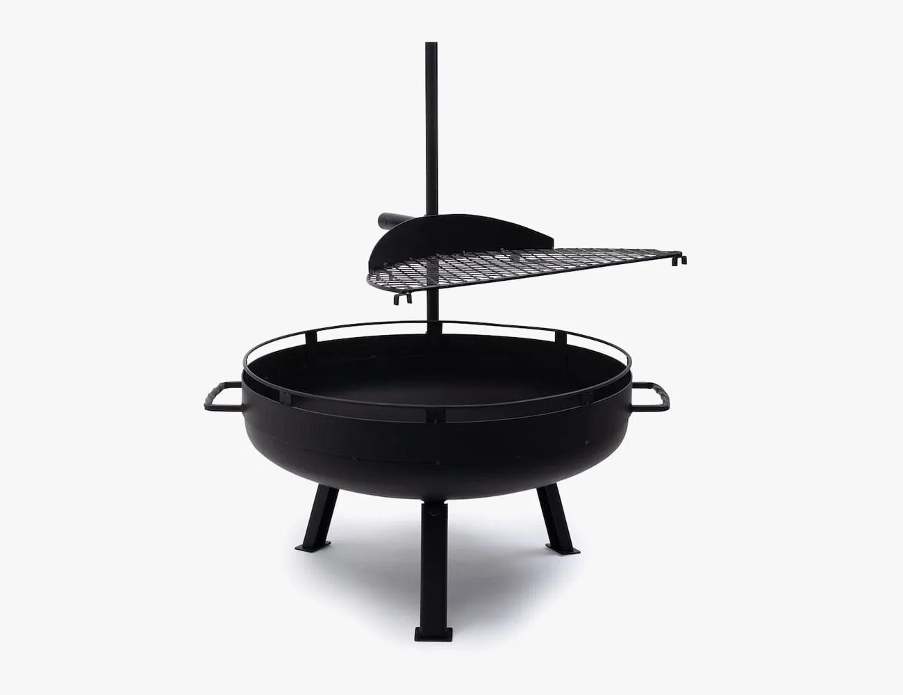 barebones cowboy firepit grill 23 inch