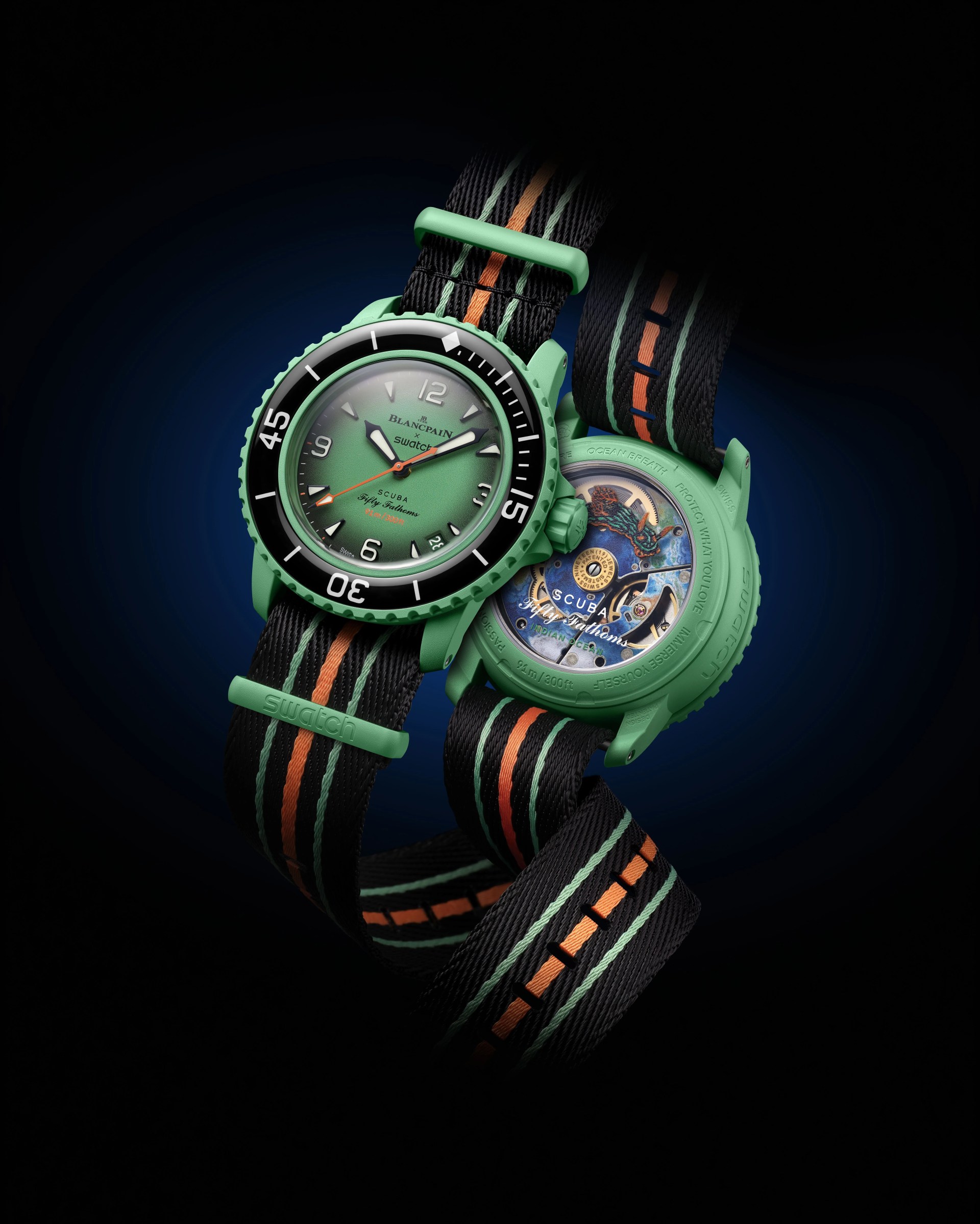 swatch blancpain scuba fifty fathoms