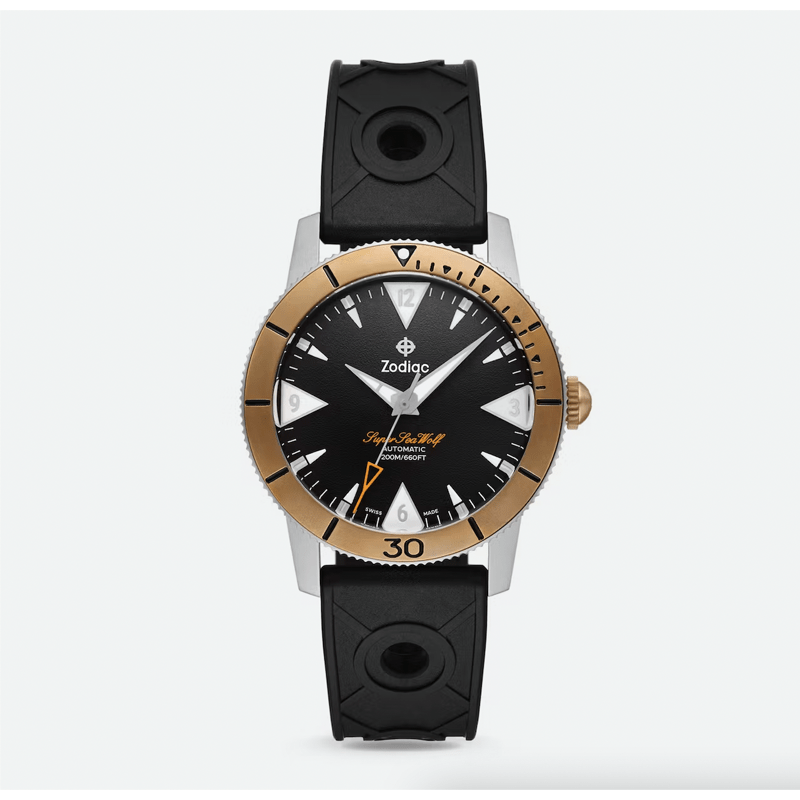 Huckberry x Zodiac Bronze Super Sea Wolf Dive Watch