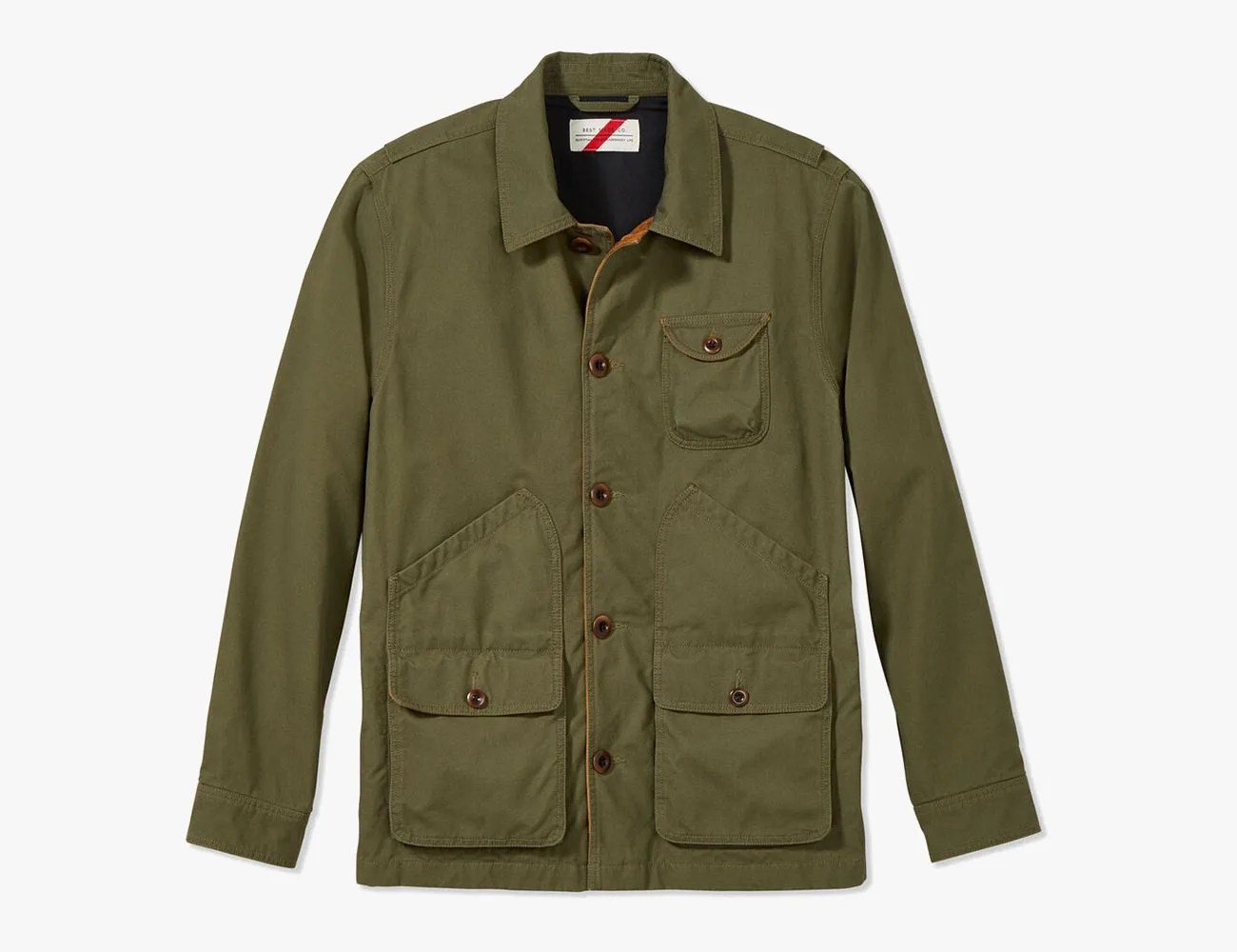 olive green jacket