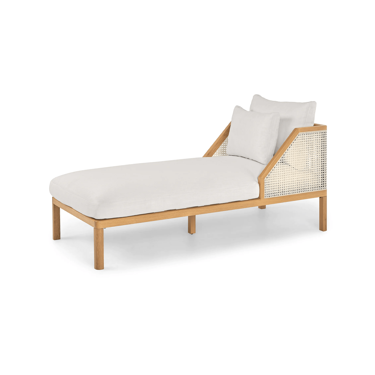 Candra Oak Chaise Lounge