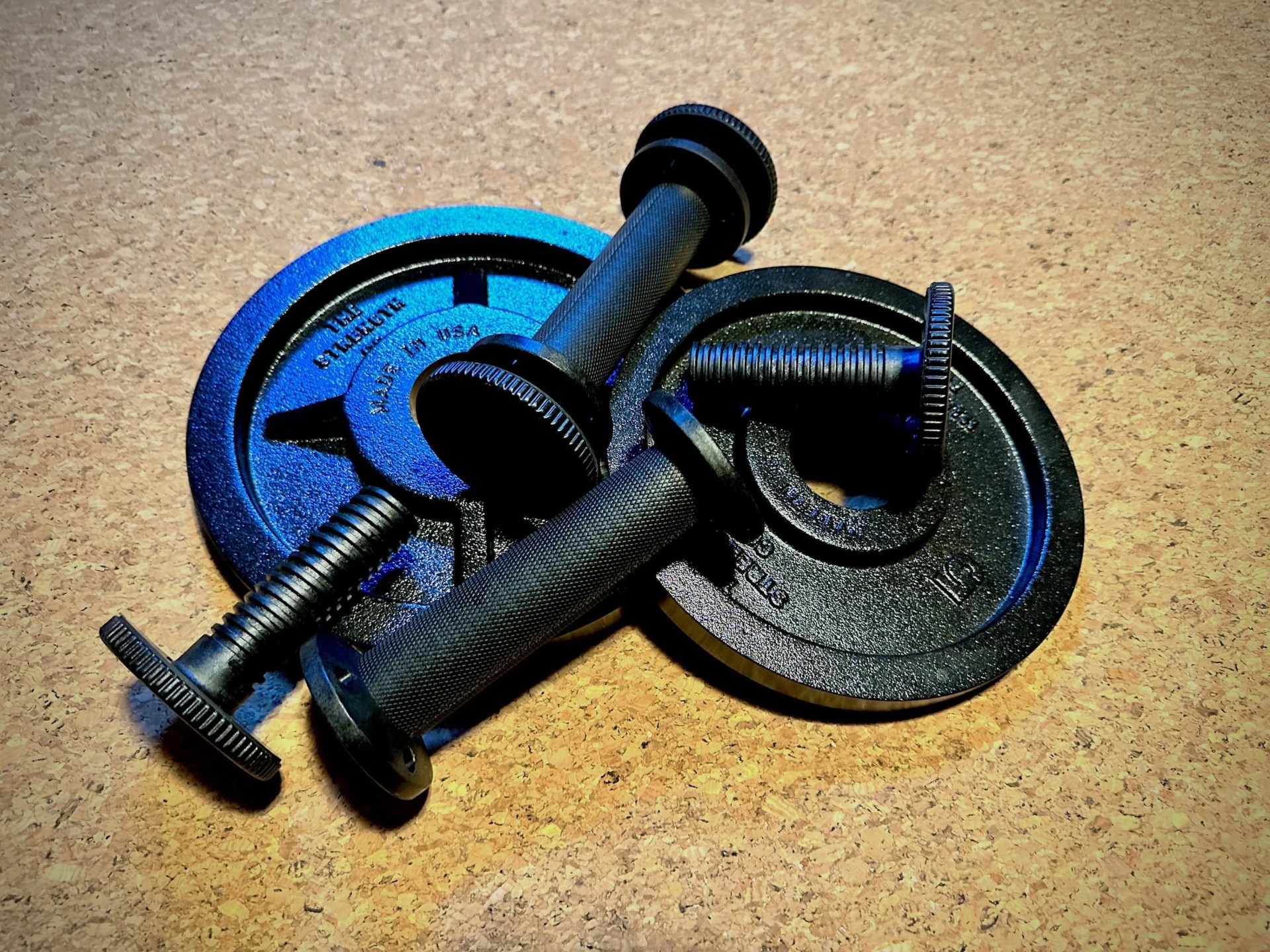 Adjustabell - 70lbs Plate Loaded Adjustable Dumbbells