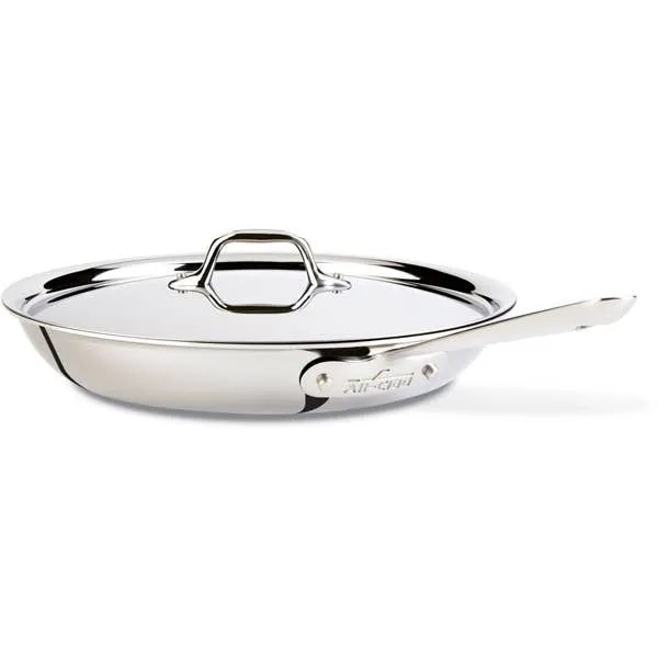 12-In. Fry Pan W/Lid / Stainless - Second Quality