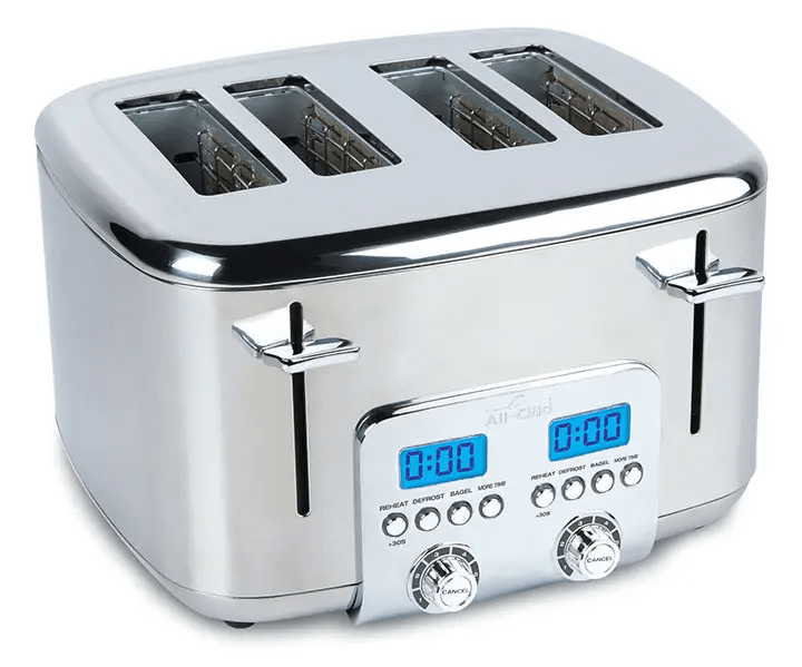 Stainless 4-slice Digital Toaster - Packaging Damage