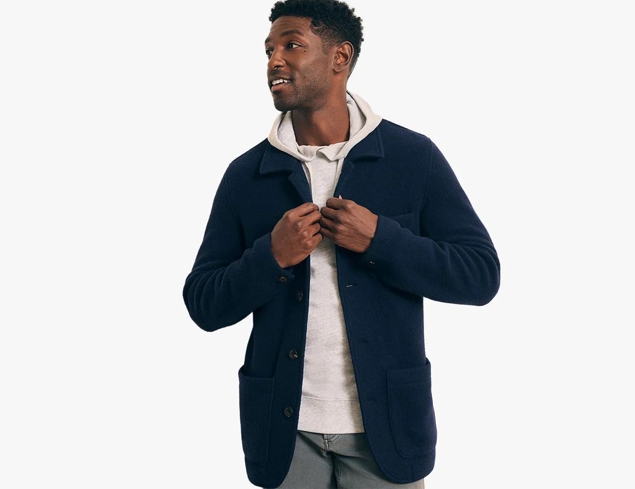 a man wearing a jacket