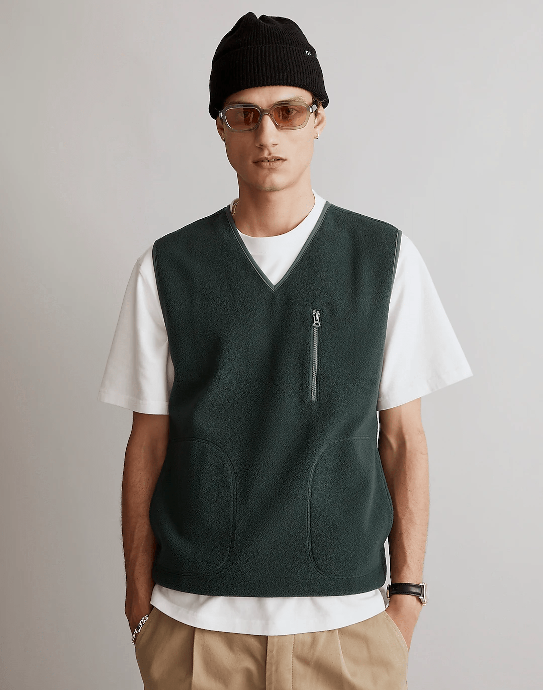fleece vest