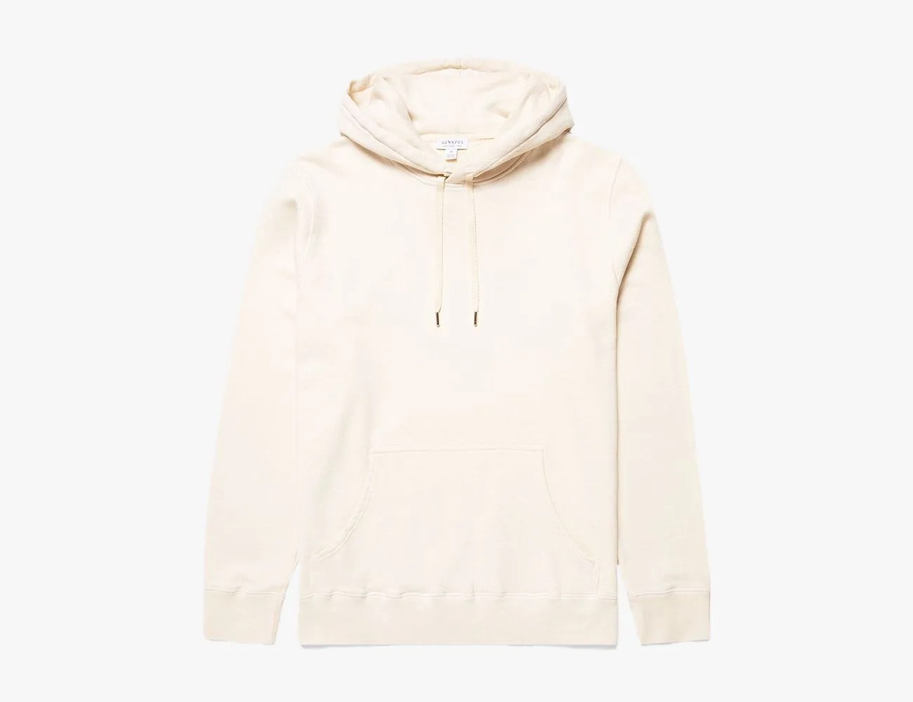 undyed loopback hoody