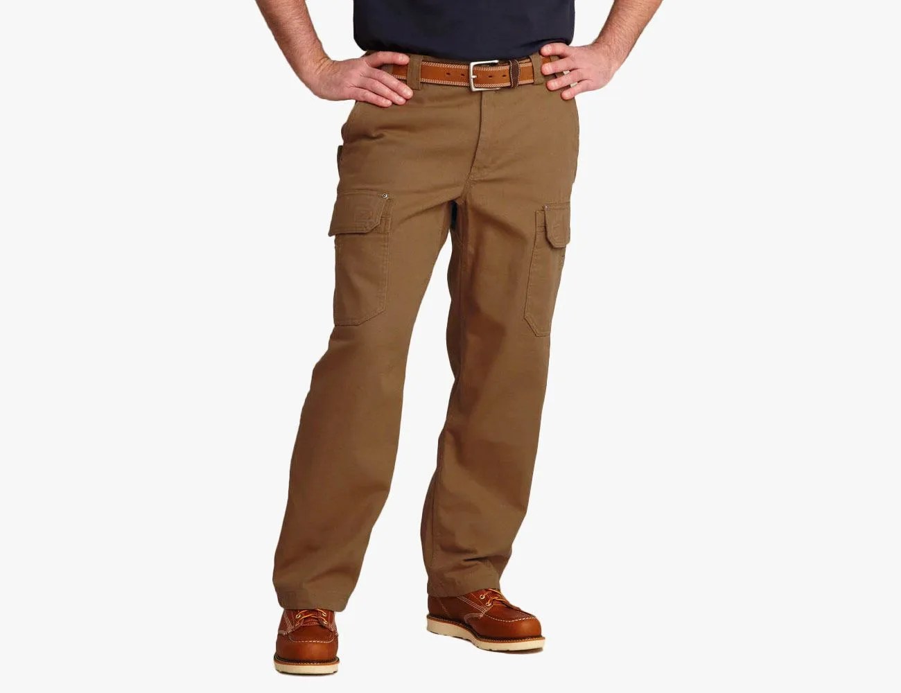 men's fire hose relaxed fit cargo work pants