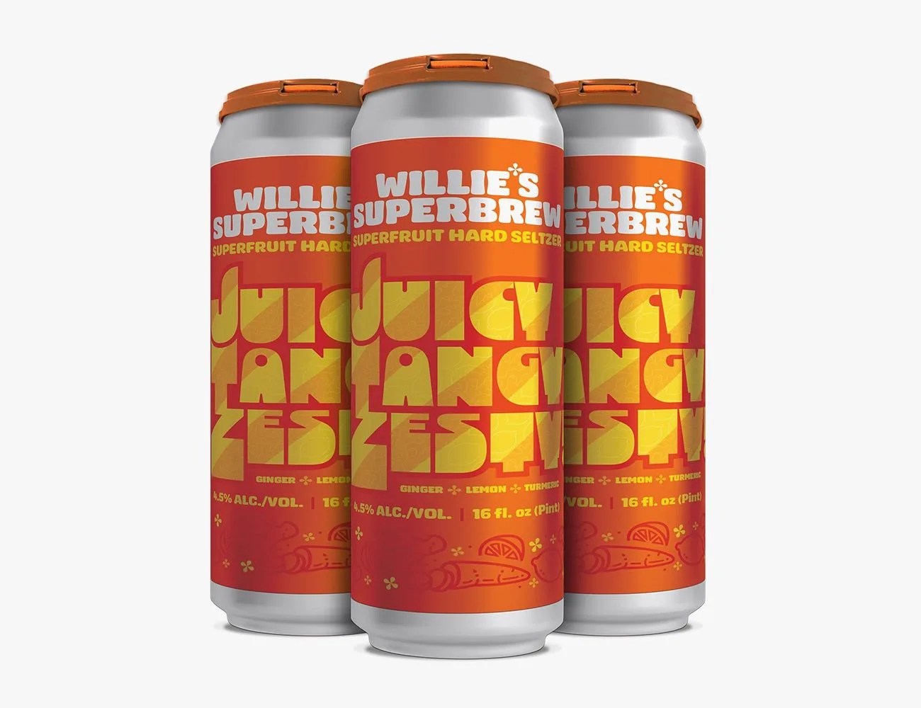 cans of hard seltzer