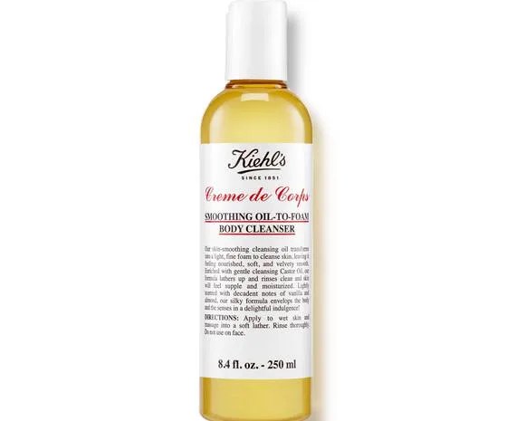 creme de corps smoothing oil to foam body cleanser