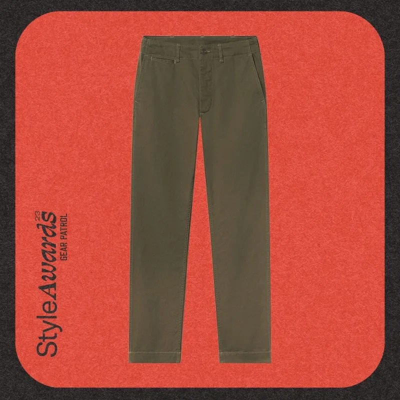 Buck Mason Slub Twill Maverick Slim Officer Pants