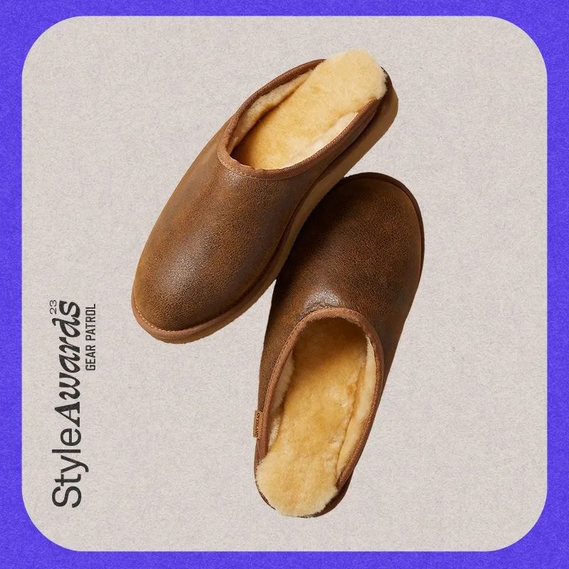 overland clyde australian merino sheepskin scuff mule slippers with arch support
