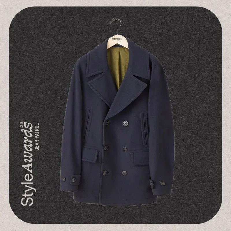 todd snyder italian wool cashmere peacoat