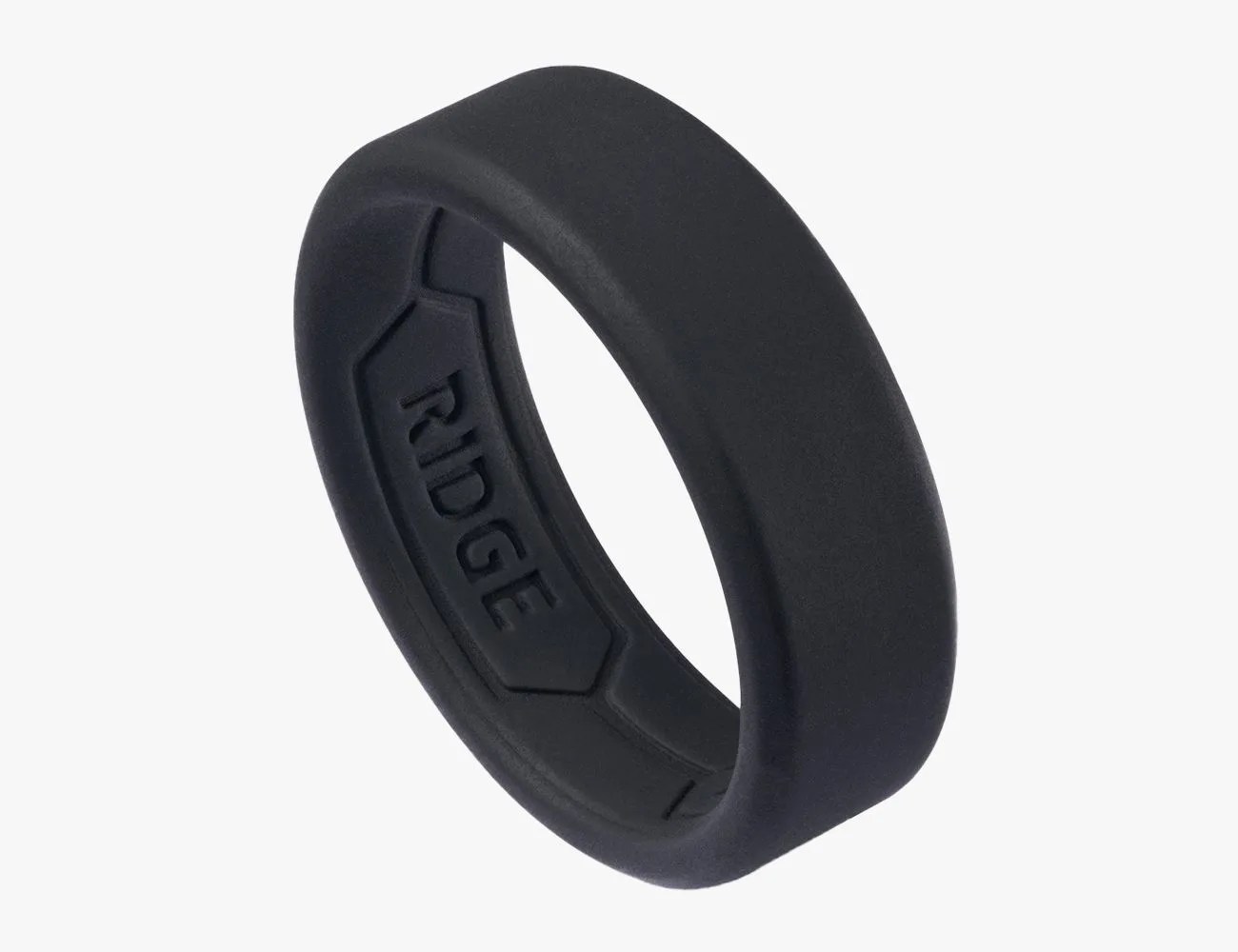 Ridge 8mm Silicone Ring