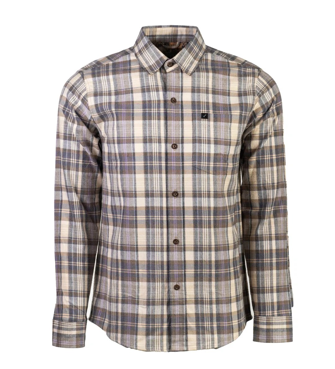 men's elli every day flannel shirt appalachian brown