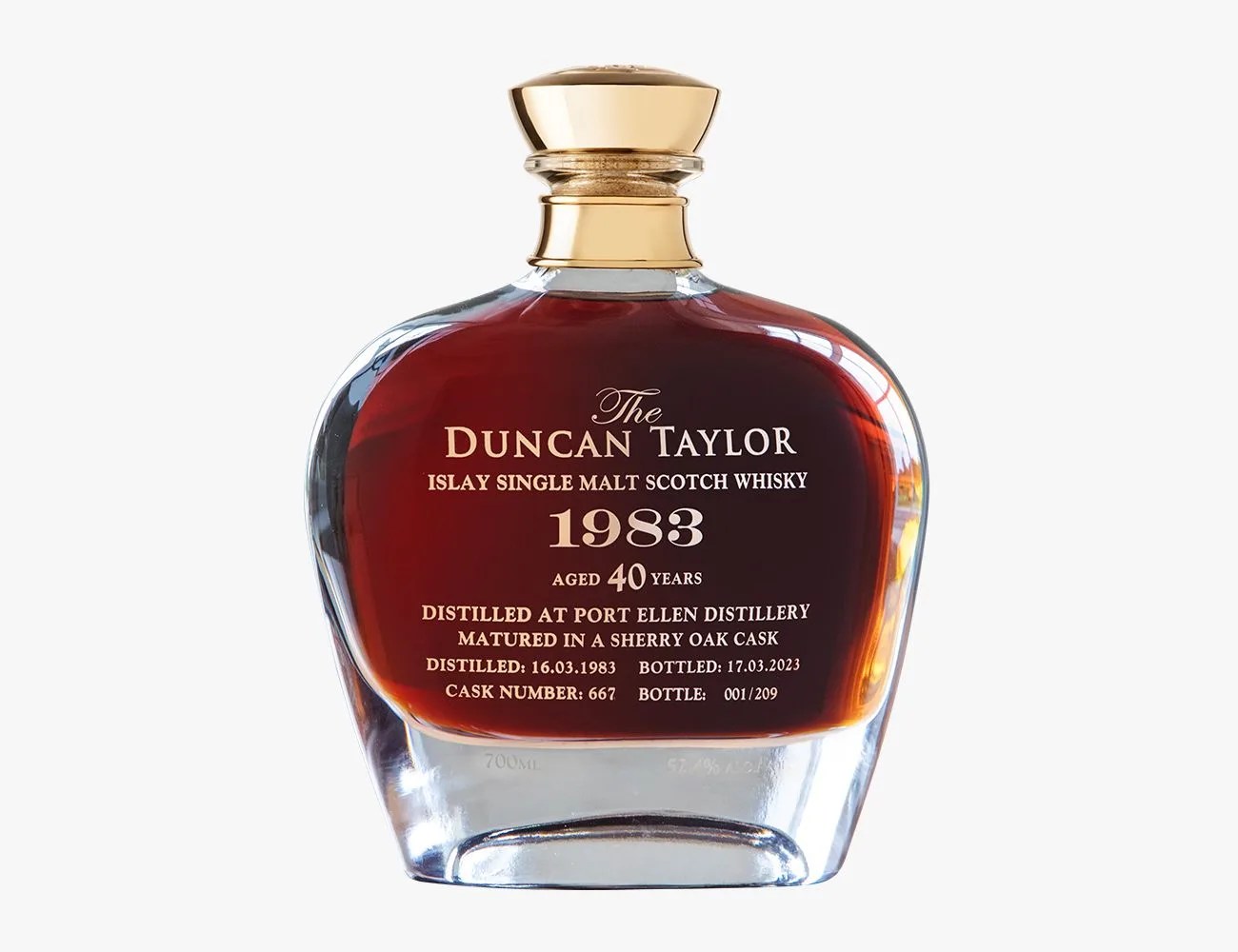 Duncan Taylor 1983 Port Ellen 40 Year Old Islay Single Malt Scotch Whisky