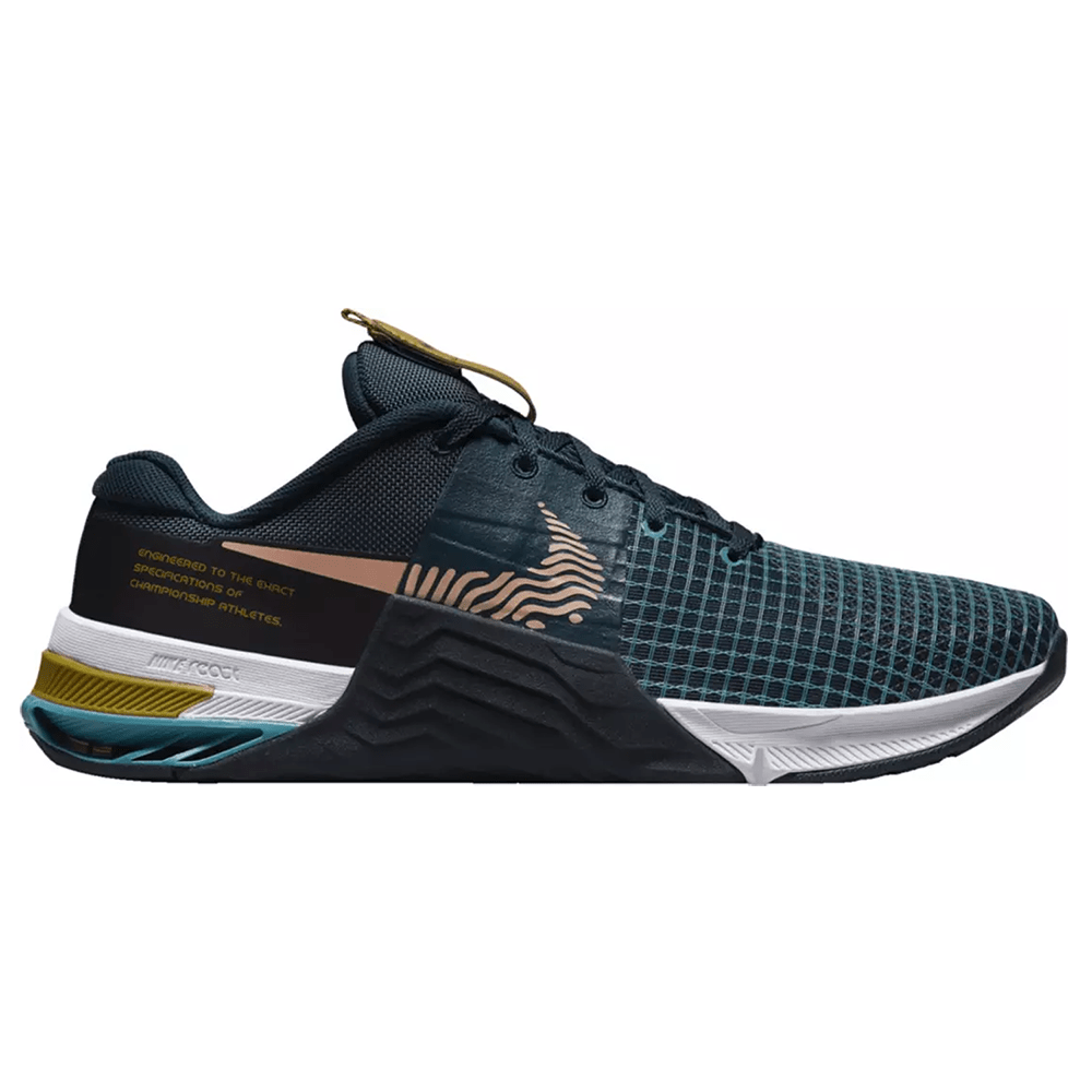 Nike Men's Metcon 8 Training Shoes, Size 15, Volt/Blue Graphite | Back to School